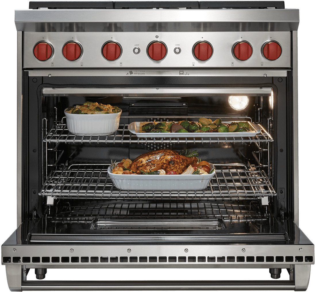 Wolf GR366LP 36" Gas Range - 6 Burners