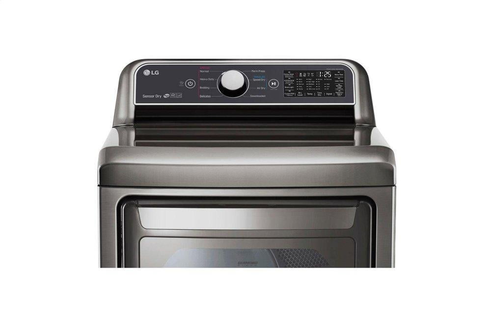 Lg DLG7301VE 7.3 Cu. Ft. Smart Wi-Fi Enabled Gas Dryer With Sensor Dry Technology