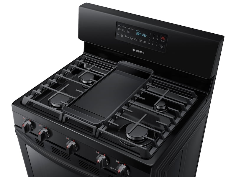 Samsung NX58T5601SB 5.8 Cu. Ft. Freestanding Gas Range With Convection In Black