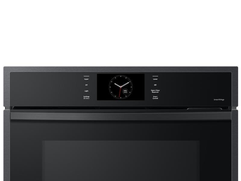 Samsung NV51CG600DMT 30" Double Wall Oven With Steam Cook In Matte Black Steel
