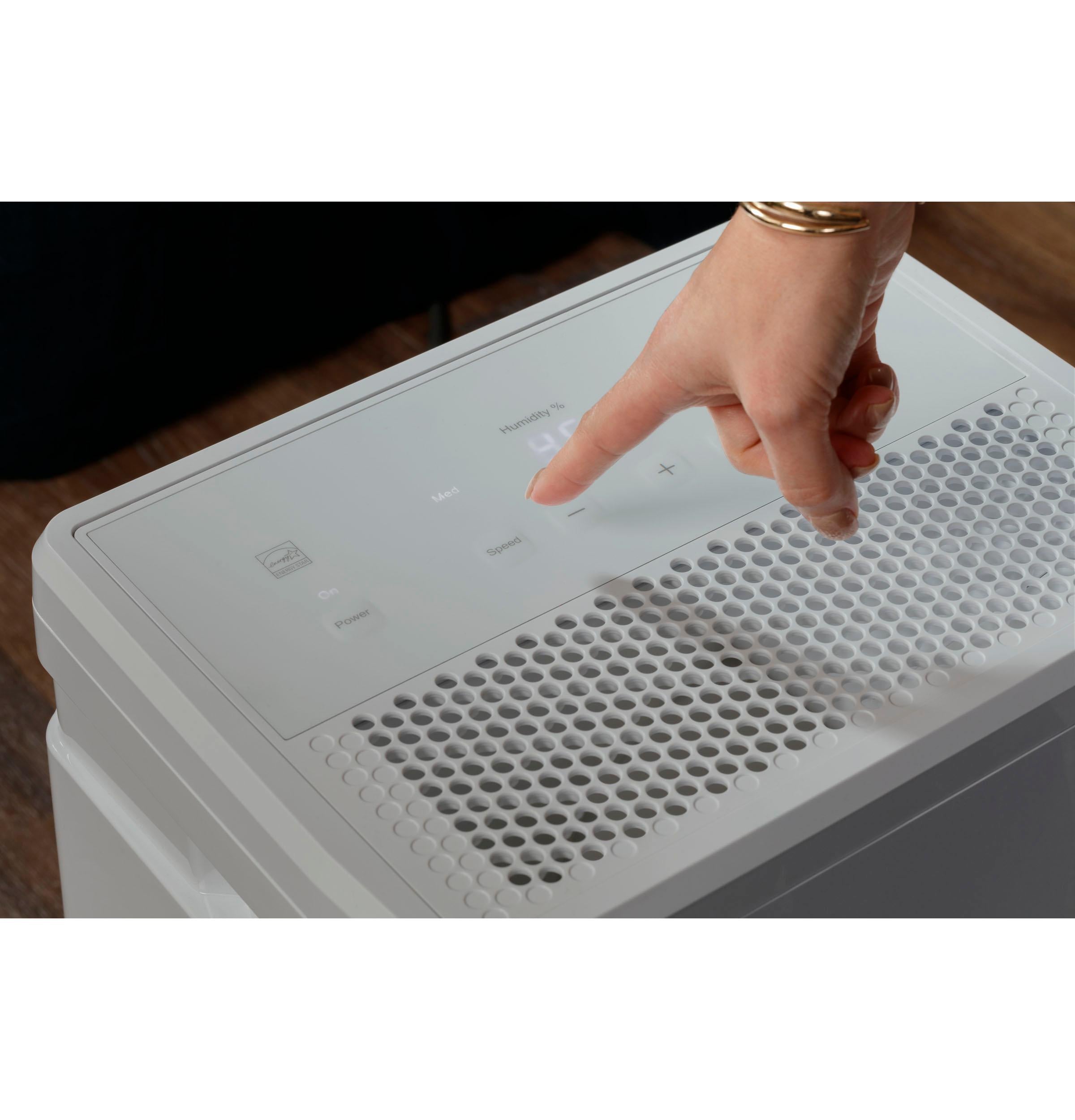 Ge Appliances APHR50LB Ge® 50 Pint Energy Star® Portable Dehumidifier With Built-In Pump And Smart Dry For Wet Spaces