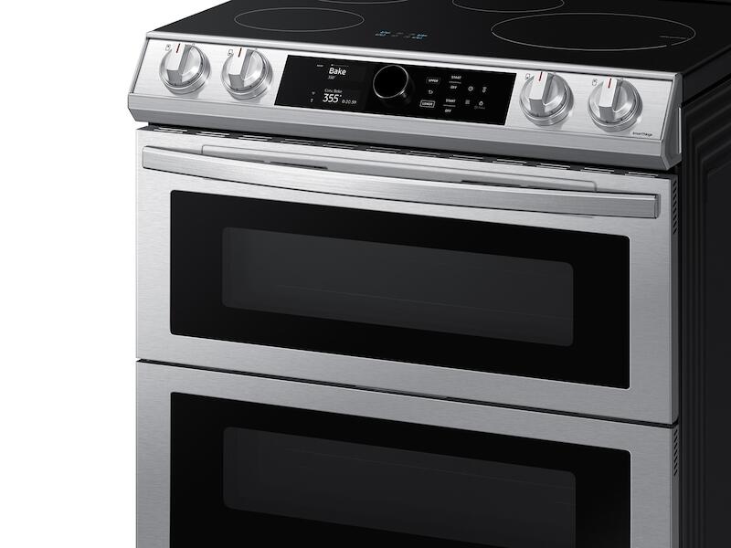 Samsung NE63T8951SS 6.3 Cu. Ft. Smart Slide-In Induction Range With Flex Duo™, Smart Dial & Air Fry In Stainless Steel
