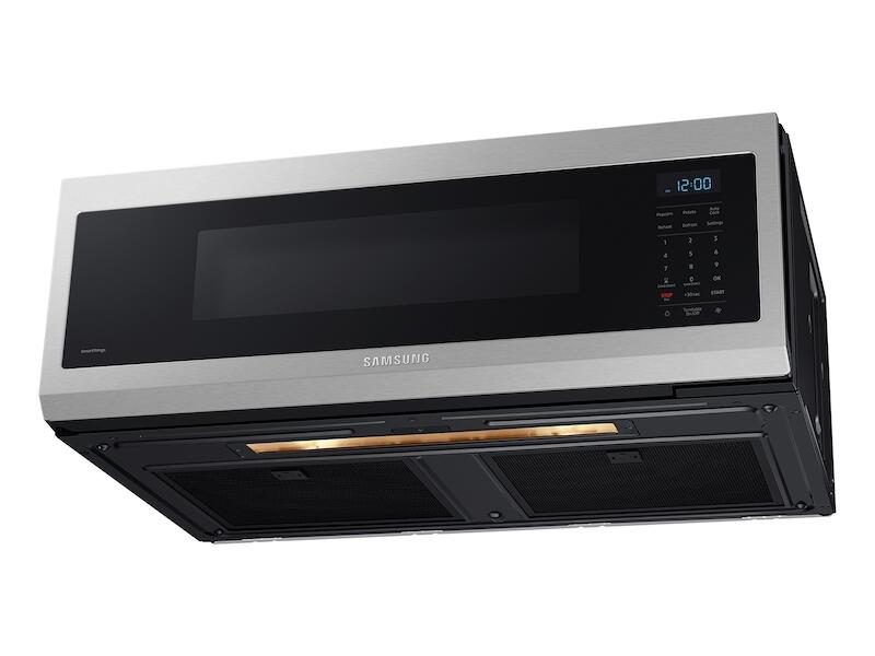 Samsung ME11A7510DS 1.1 Cu. Ft. Smart Slim Over-The-Range Microwave With 400 Cfm Hood Ventilation, Wi-Fi & Voice Control In Stainless Steel