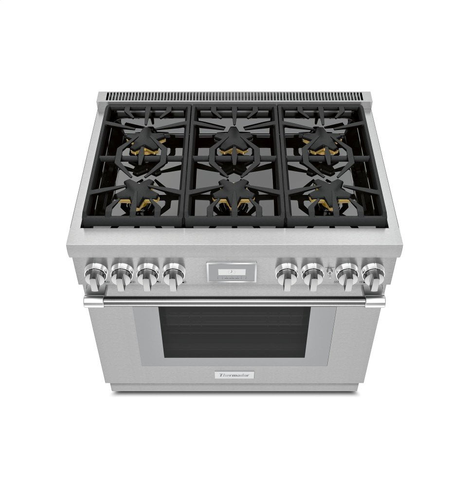 Thermador PRD366WHU 36-Inch Pro Harmony® Standard Depth Dual Fuel Range