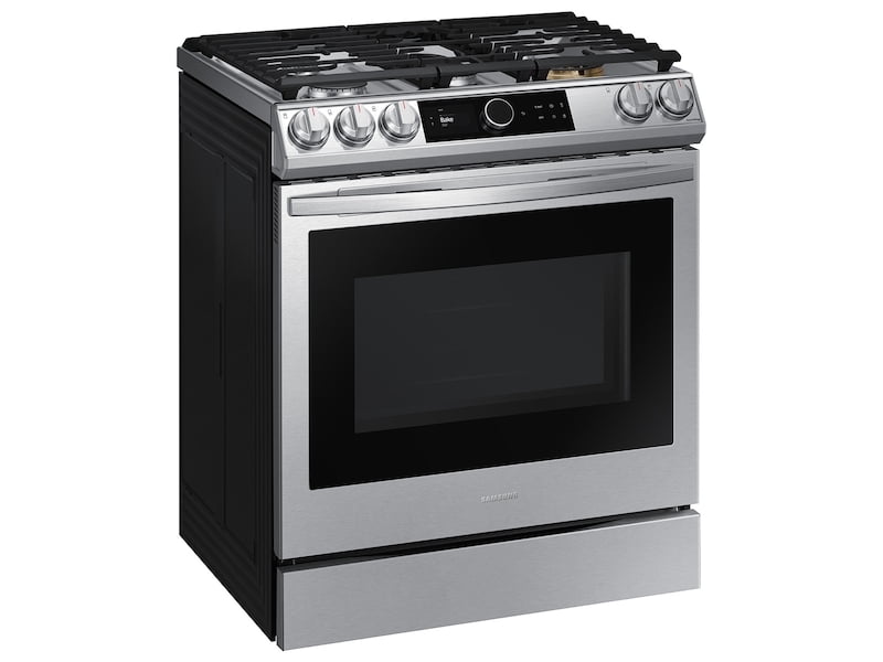Samsung NX60T8711SS 6.0 Cu. Ft. Front Control Slide-In Gas Range With Smart Dial, Air Fry & Wi-Fi In Stainless Steel