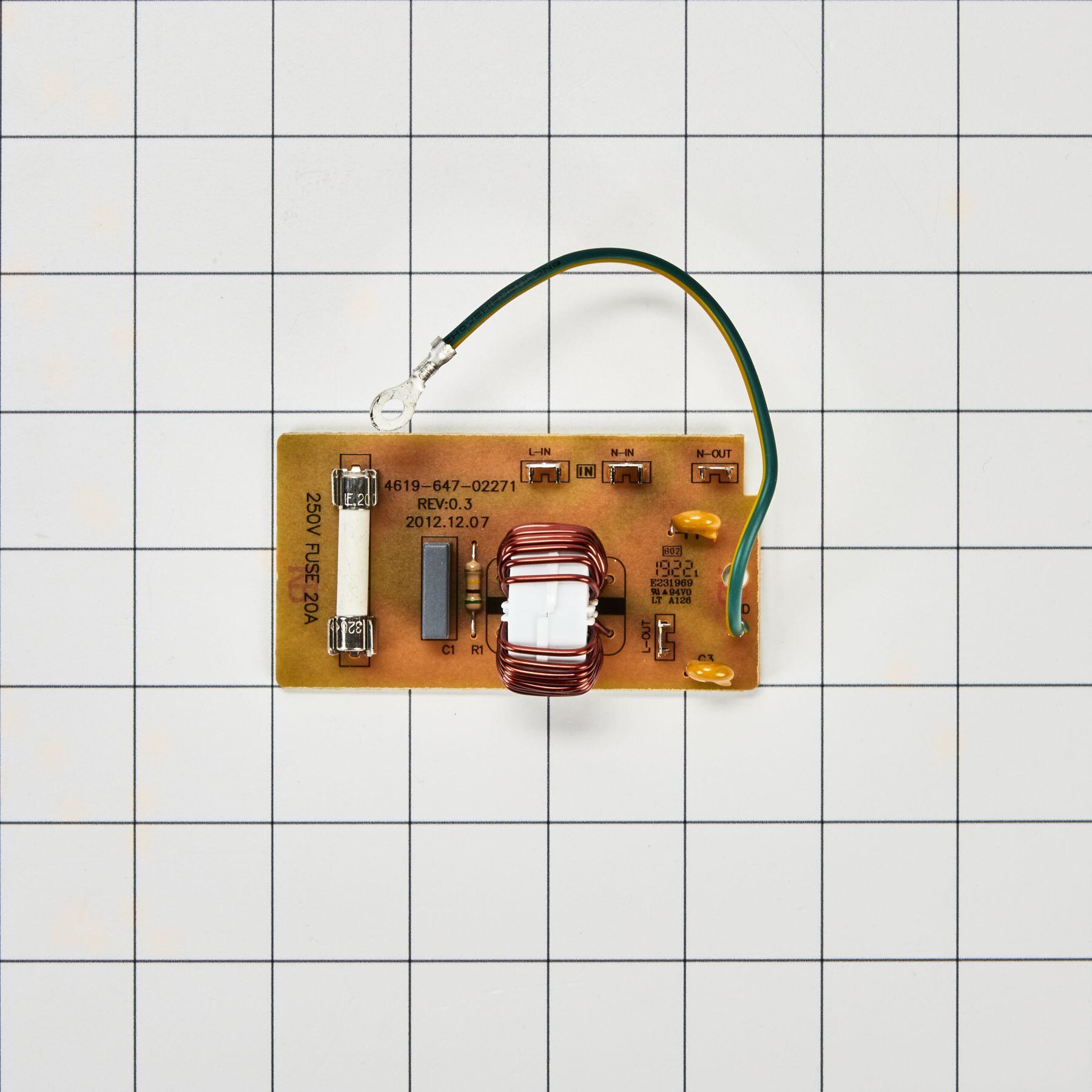 Kitchenaid W10422269 Microwave Noise Filter Board - Other