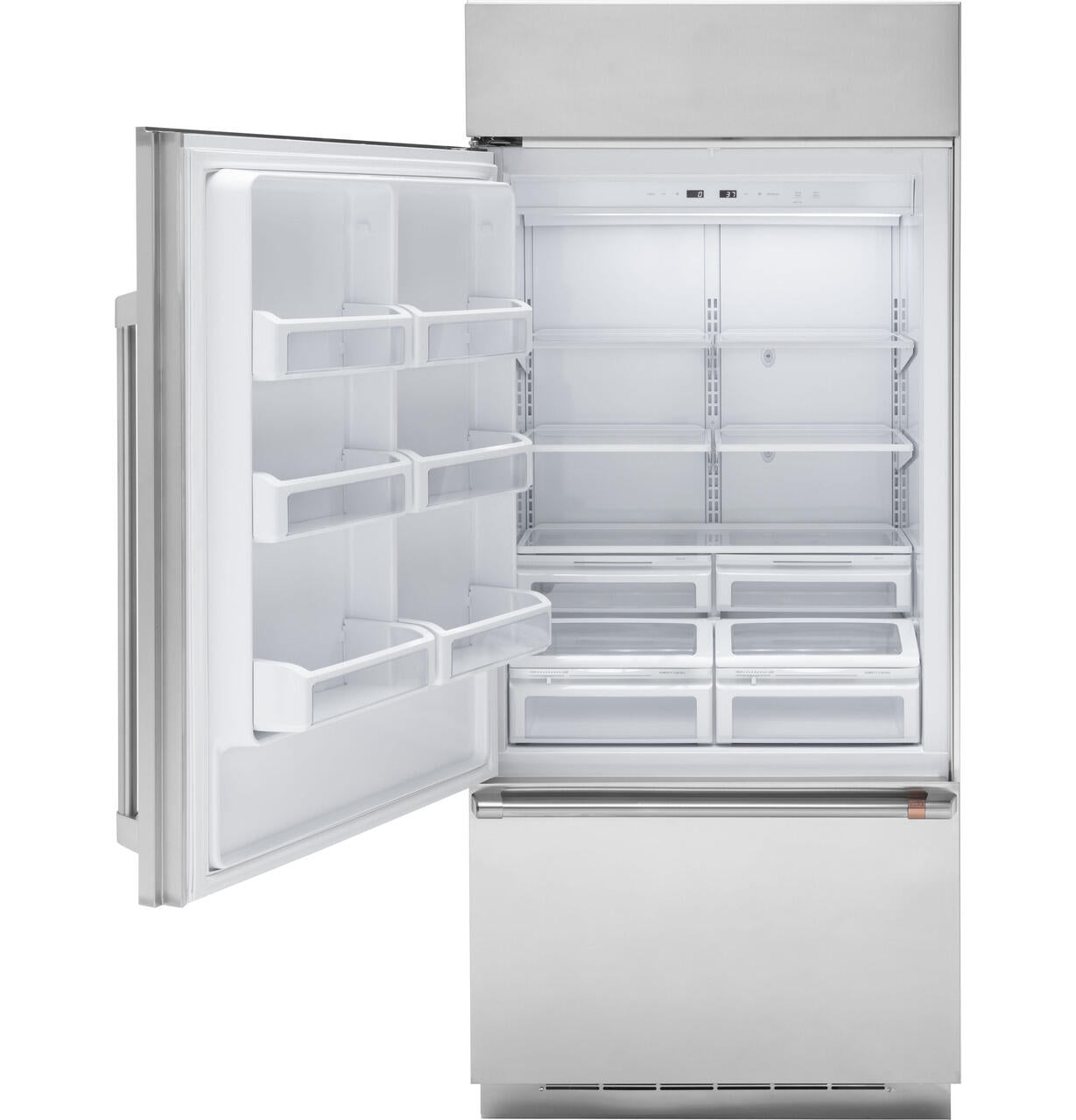 Cafe CDB36LP2RS1 Café™ 21.3 Cu. Ft. Built-In Bottom-Freezer Refrigerator