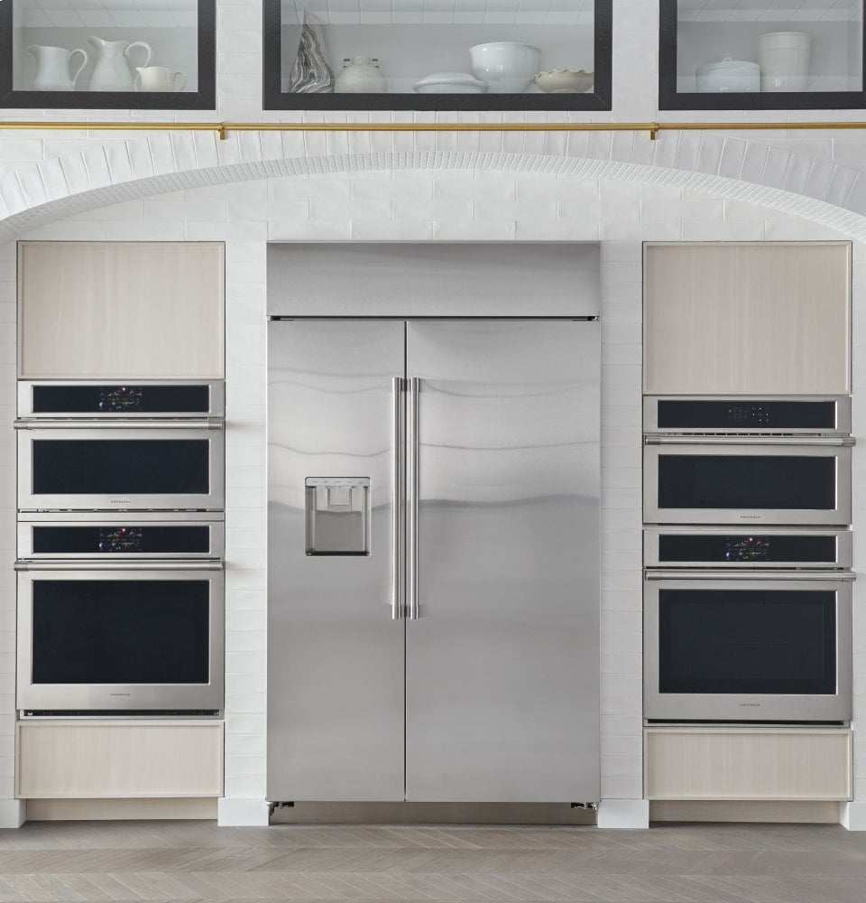Monogram ZISS480DNSS Monogram 48" Smart Built-In Side-By-Side Refrigerator With Dispenser