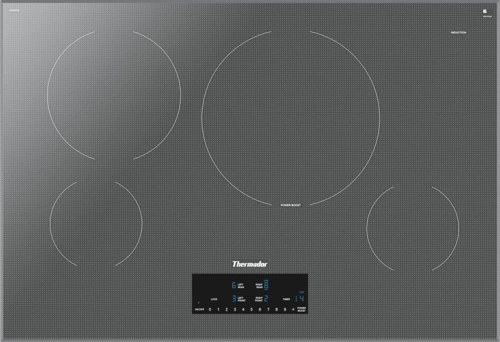 Thermador CIT304TM 30-Inch Masterpiece® Induction Cooktop, Silver Mirror, Frameless