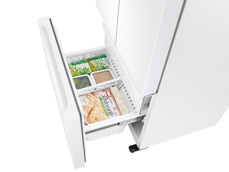 Samsung RF20A5101WW 19.5 Cu. Ft. Smart 3-Door French Door Refrigerator In White