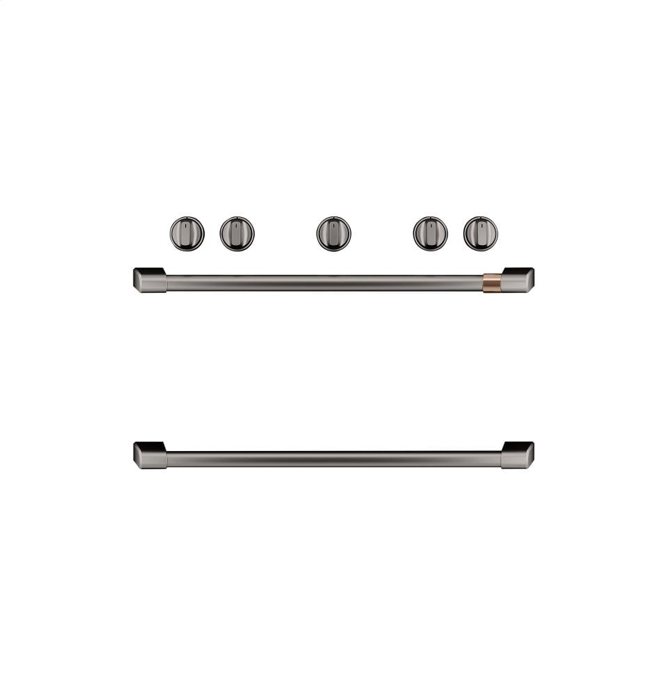Cafe CXFSGHKPMBT Café Freestanding Gas Knobs And Handles - Brushed Black