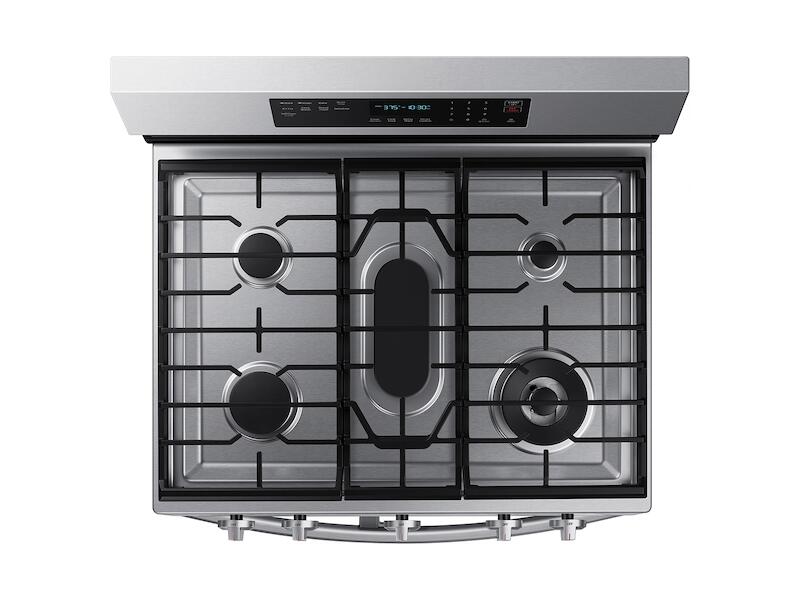 Samsung NX60A6751SS 6.0 Cu. Ft. Smart Freestanding Gas Range With Flex Duo™, Stainless Cooktop & Air Fry In Stainless Steel