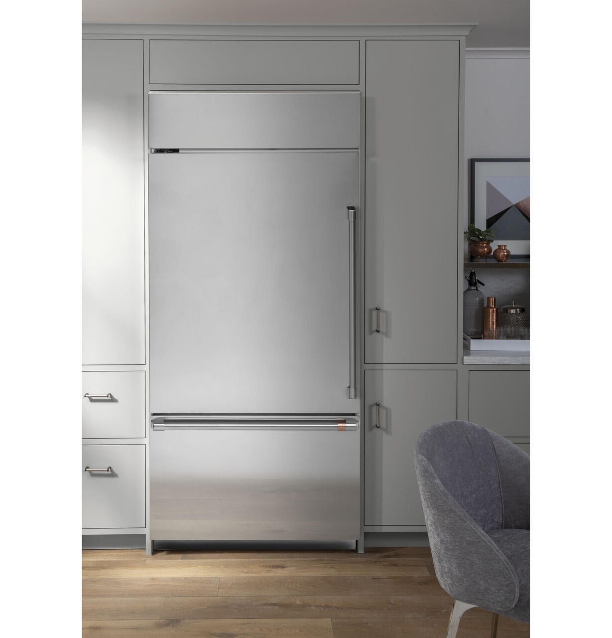 Cafe CDB36LP2RS1 Café™ 21.3 Cu. Ft. Built-In Bottom-Freezer Refrigerator