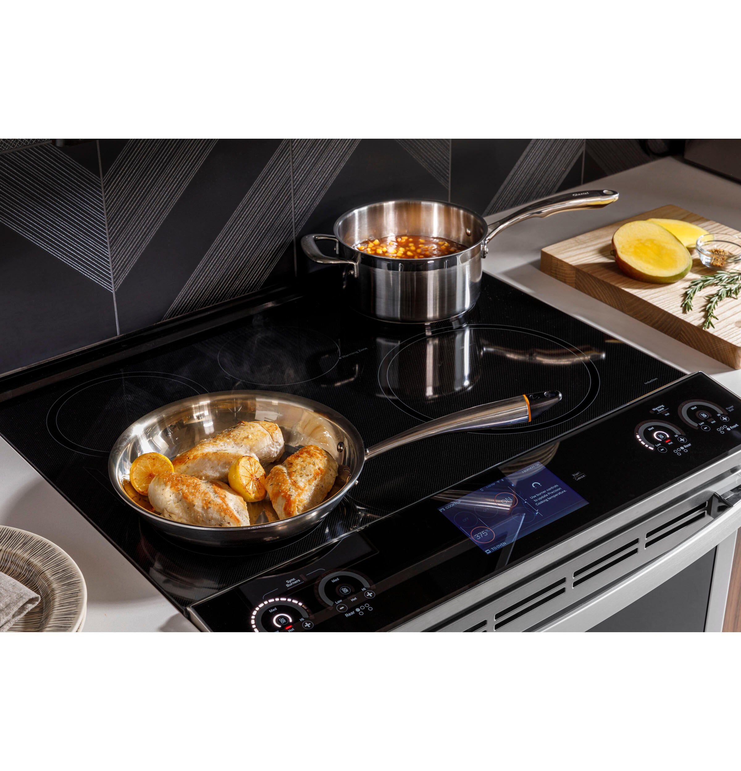 Ge Appliances PHS930BPTS Ge Profile™ 30" Smart Slide-In Front-Control Induction And Convection Range With No Preheat Air Fry
