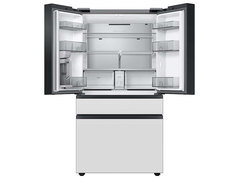 Samsung RF29BB820012 Bespoke 4-Door French Door Refrigerator (29 Cu. Ft.) With Autofill Water Pitcher In White Glass