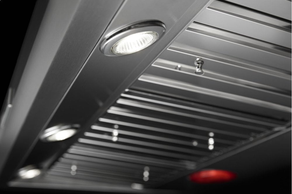 Kitchenaid KVWC958JSS 48'' 585-1170 Cfm Motor Class Commercial-Style Wall-Mount Canopy Range Hood - Stainless Steel
