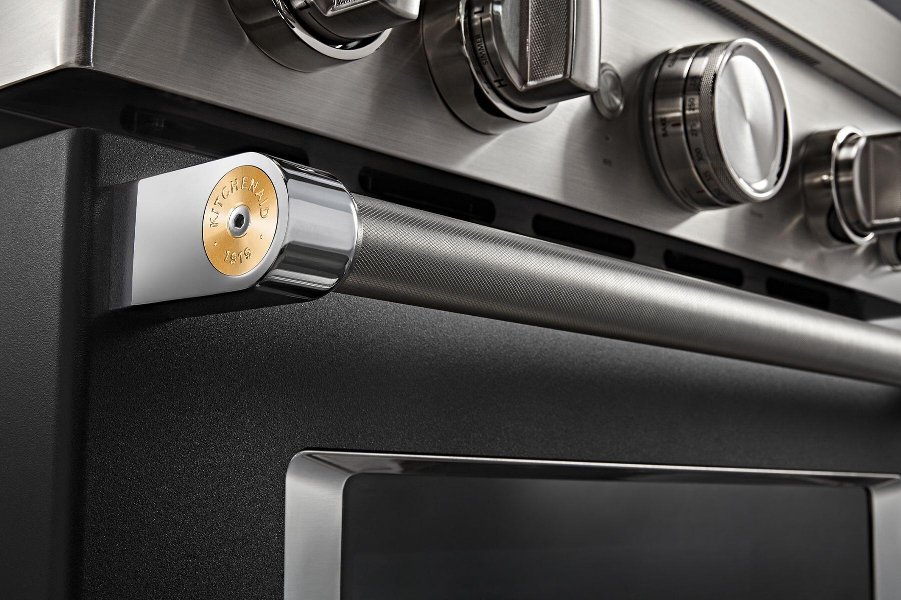 Kitchenaid W11368841NE Kitchenaid® Commercial-Style Range Handle Medallion Kit - New Gold