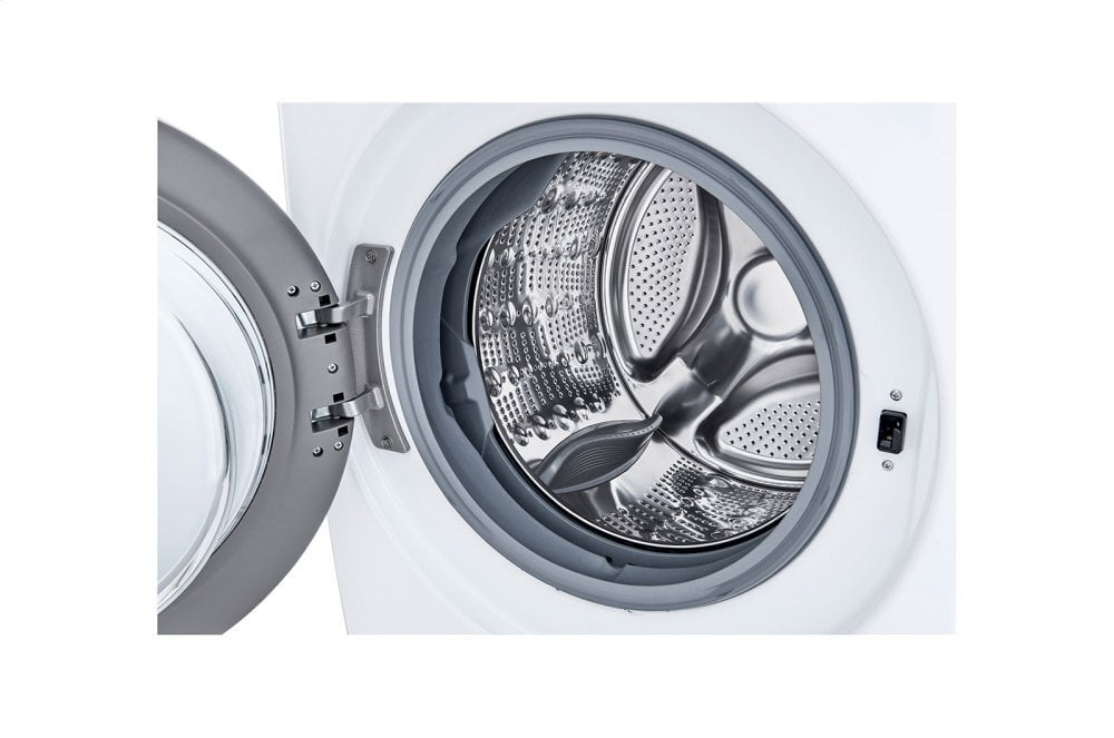Lg WM3600HWA 4.5 Cu. Ft. Ultra Large Capacity Smart Wi-Fi Enabled Front Load Washer With Built-In Intelligence & Steam Technology