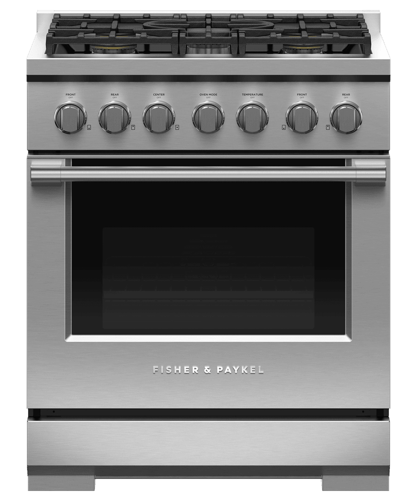 Fisher & Paykel RGV3305L Gas Range, 30", 5 Burners, Lpg