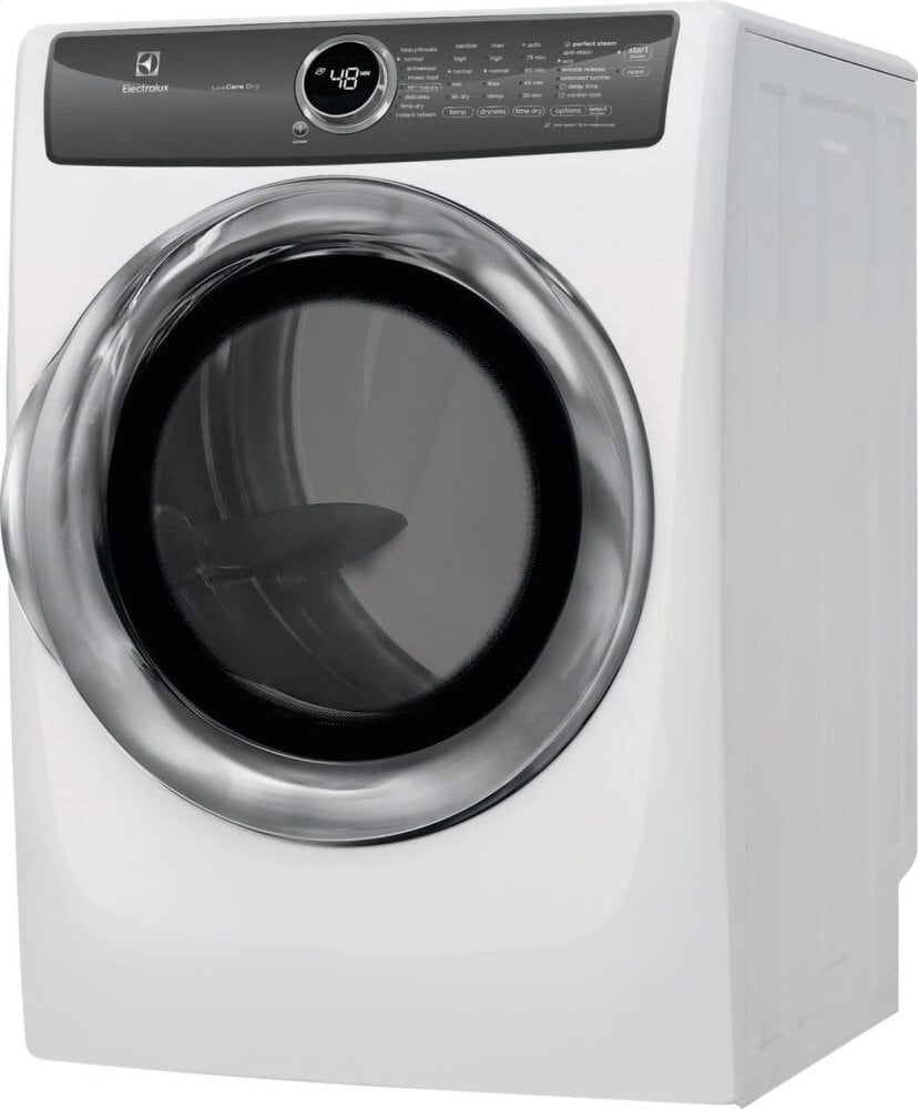 Electrolux EFMG527UIW Front Load Perfect Steam™ Gas Dryer With Luxcare® Dry And Instant Refresh - 8.0 Cu. Ft.