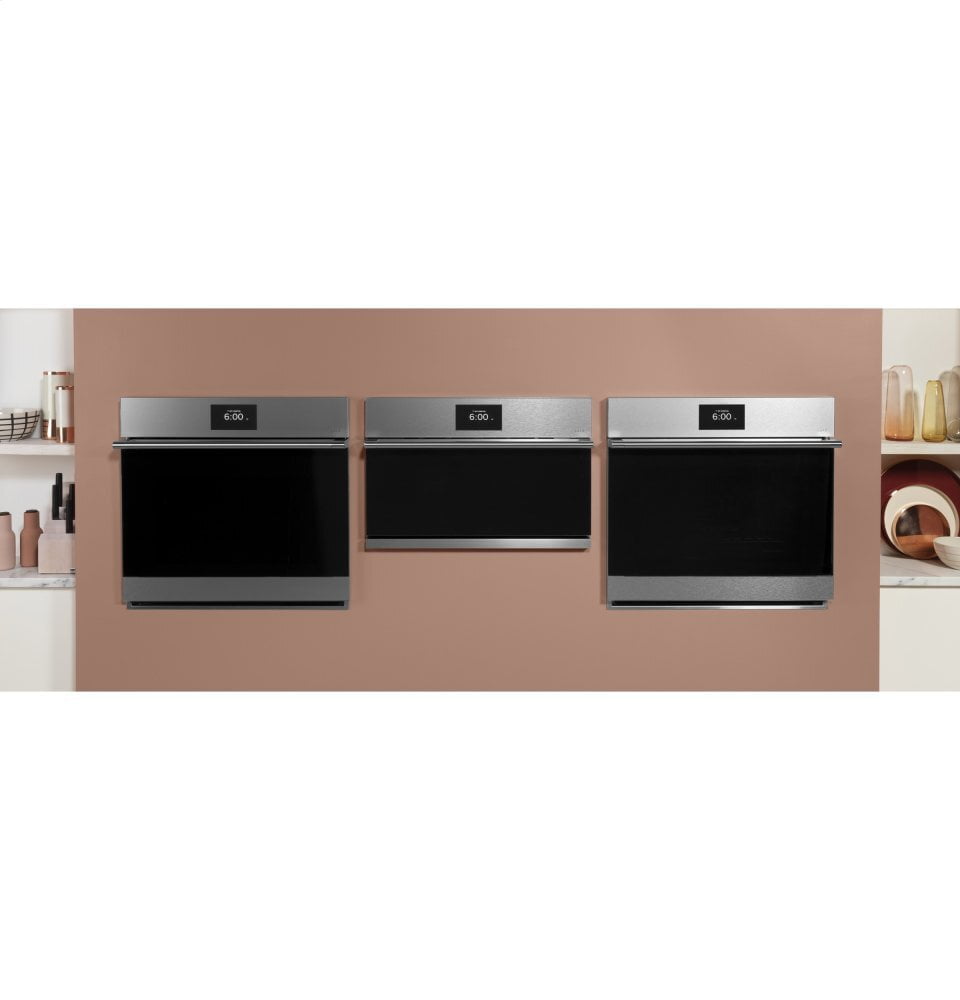 Cafe CSB923M2NS5 Café 30" Smart Five In One Wall Oven With 240V Advantium® Technology In Platinum Glass