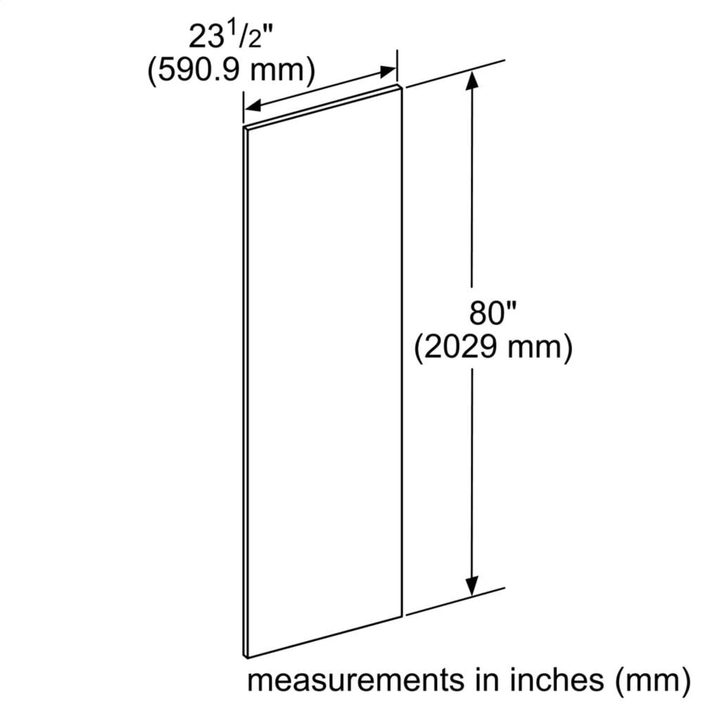 Thermador TFL23IR905 23,5" Flush Ss Panel