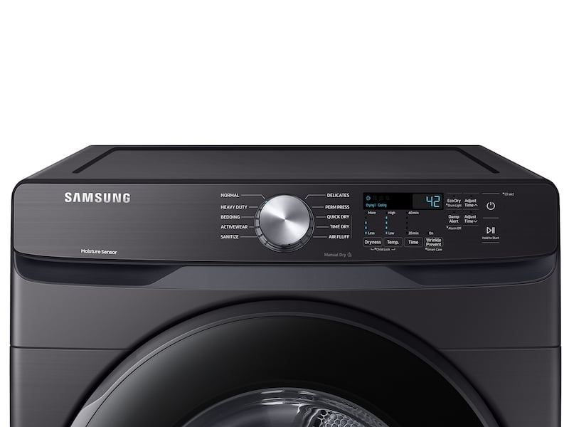 Samsung DVG45T6000V 7.5 Cu. Ft. Gas Dryer With Sensor Dry In Black Stainless Steel