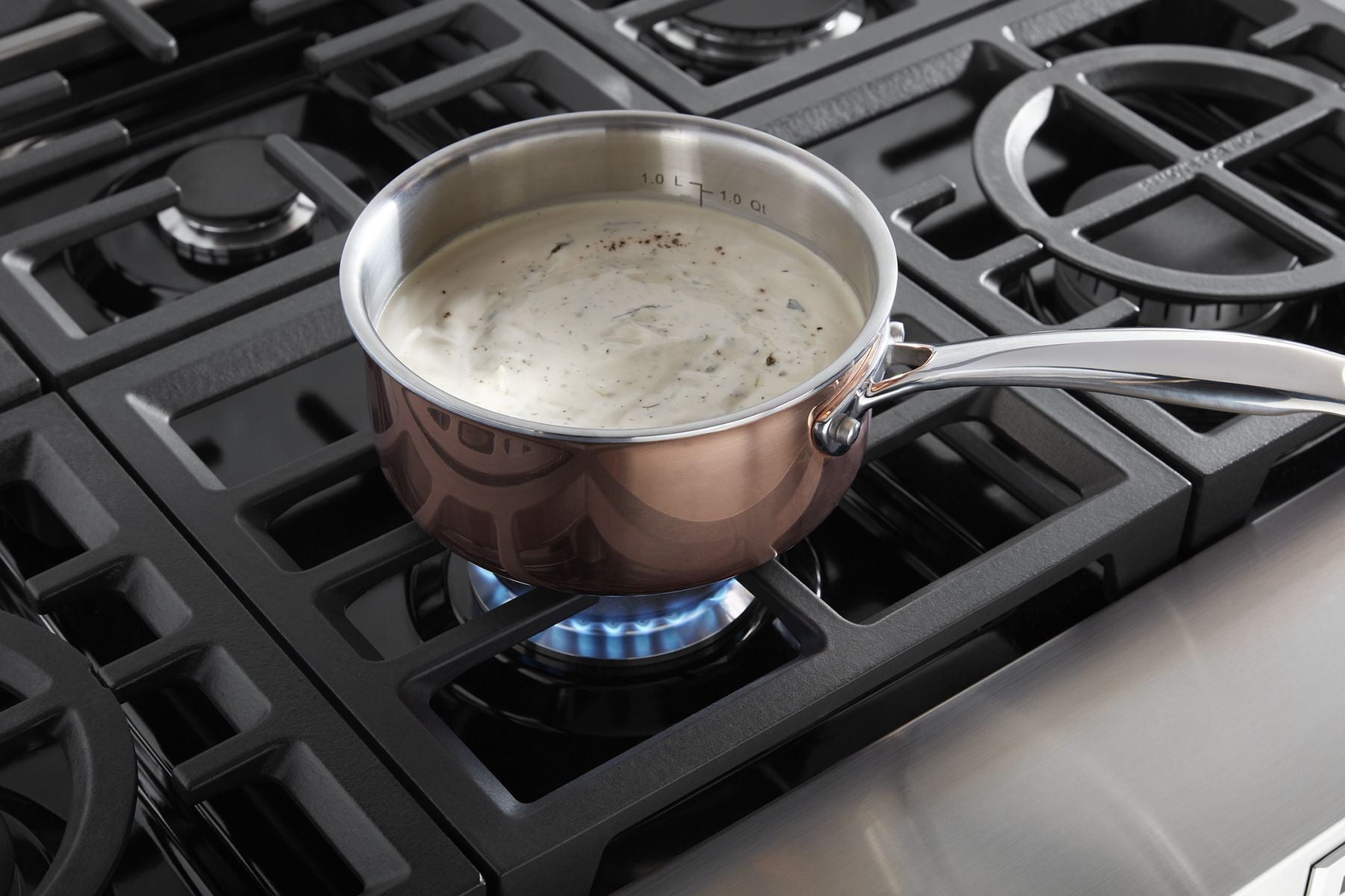 Kitchenaid KCGC506JSS Kitchenaid® 36'' 6-Burner Commercial-Style Gas Rangetop - Stainless Steel