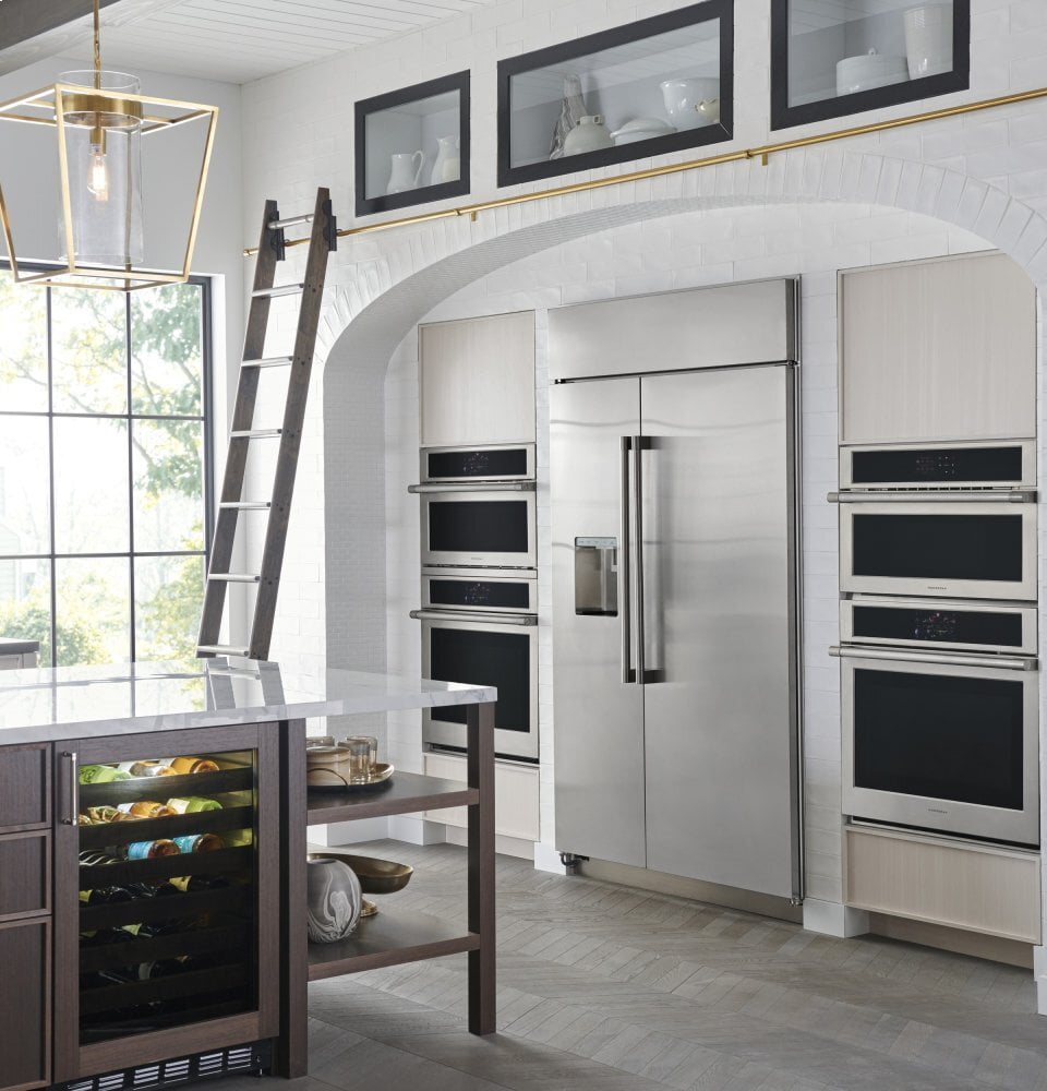 Monogram ZISS480DNSS Monogram 48" Smart Built-In Side-By-Side Refrigerator With Dispenser