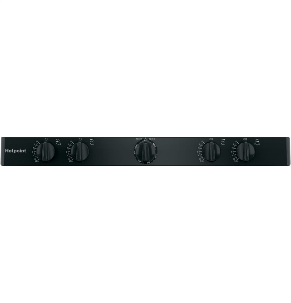 Hotpoint RGBS300DMBB Hotpoint® 30" Free-Standing Gas Range