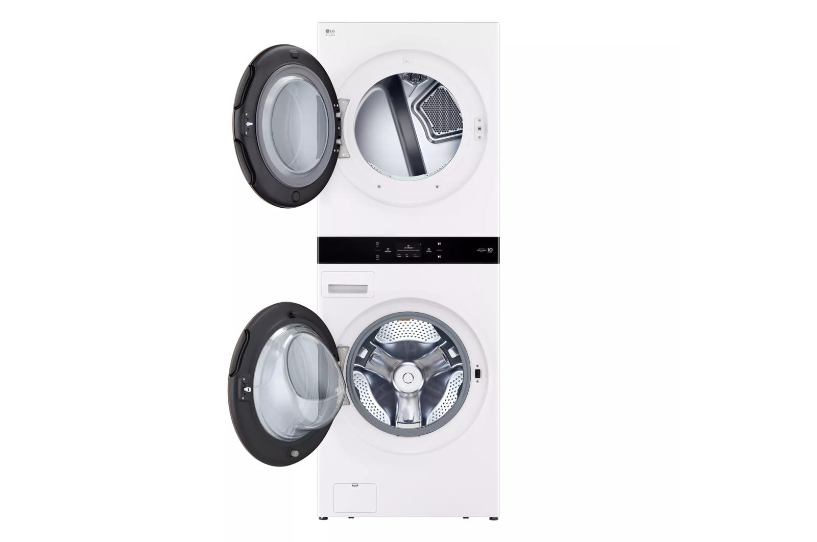 Lg SWWG50W4 Lg Studio Washtower™ Smart Front Load 5.0 Cu. Ft. Washer And 7.4 Cu. Ft. Gas Dryer With Center Control™