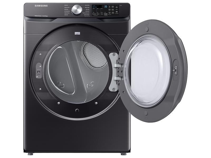 Samsung DVG51CG8000V 7.5 Cu. Ft. Smart Gas Dryer With Sensor Dry In Brushed Black