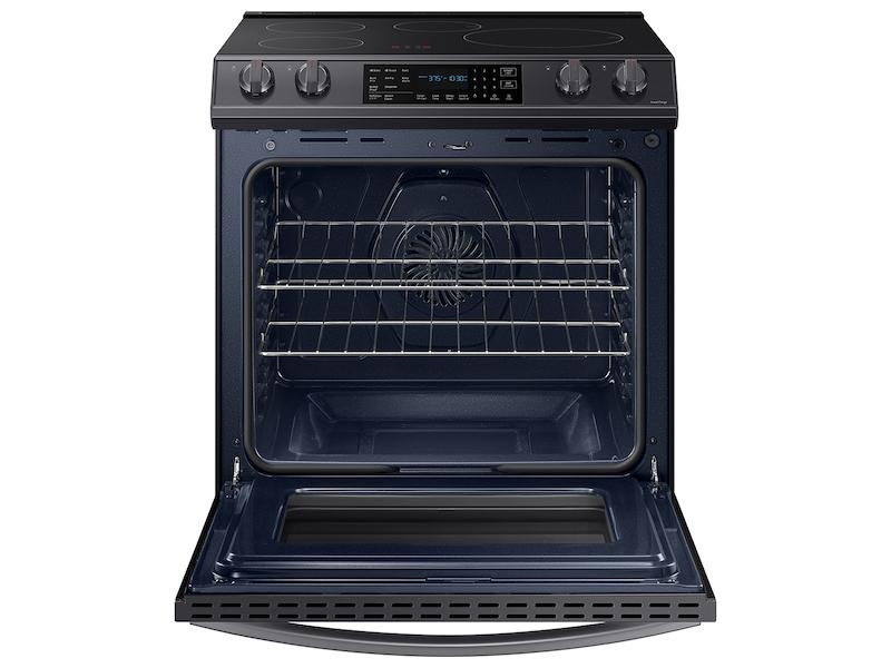 Samsung NE63B8611SG 6.3 Cu. Ft. Smart Instant Heat Induction Slide-In Range With Air Fry & Convection+ In Black Stainless Steel