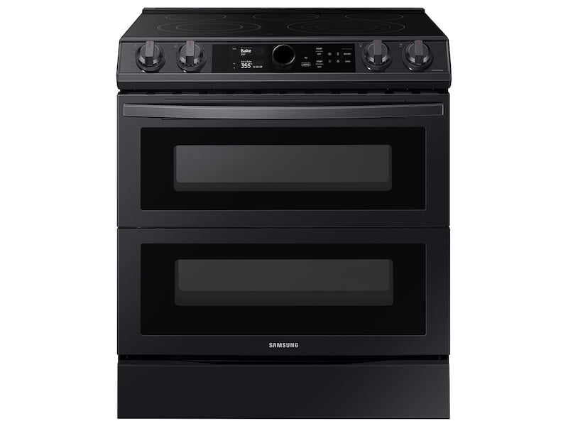 Samsung NE63T8751SG 6.3 Cu. Ft. Flex Duo™ Front Control Slide-In Electric Range With Smart Dial, Air Fry & Wi-Fi In Black Stainless Steel