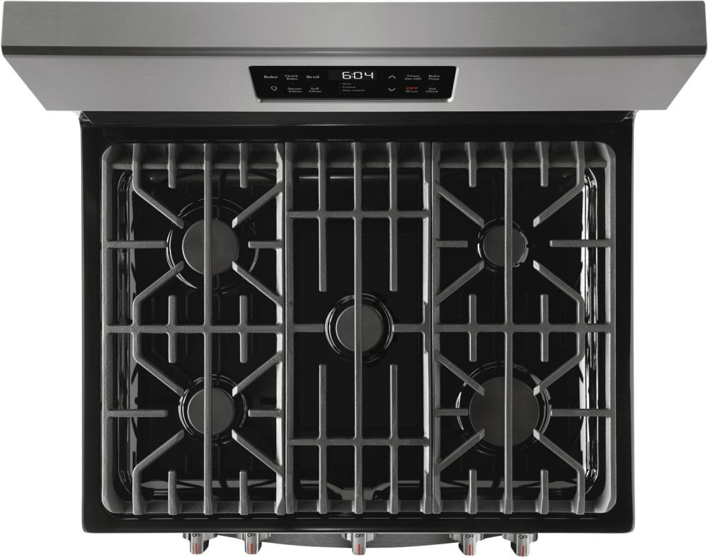 Frigidaire GCRG3038AD Frigidaire Gallery 30'' Freestanding Gas Range With Steam Clean