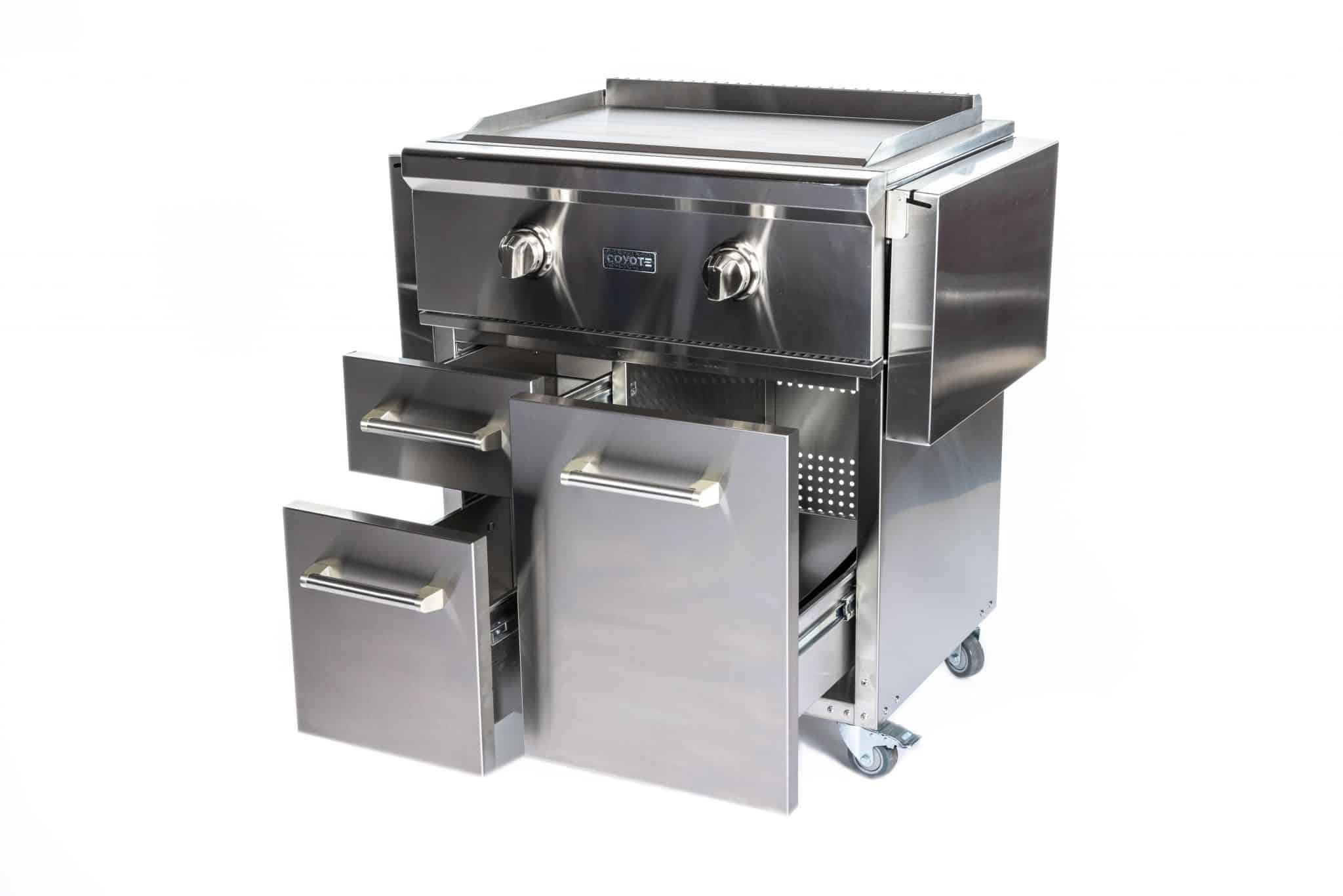 Coyote C1FTG30NG 30" Flat Top Grill Built-In; Ng