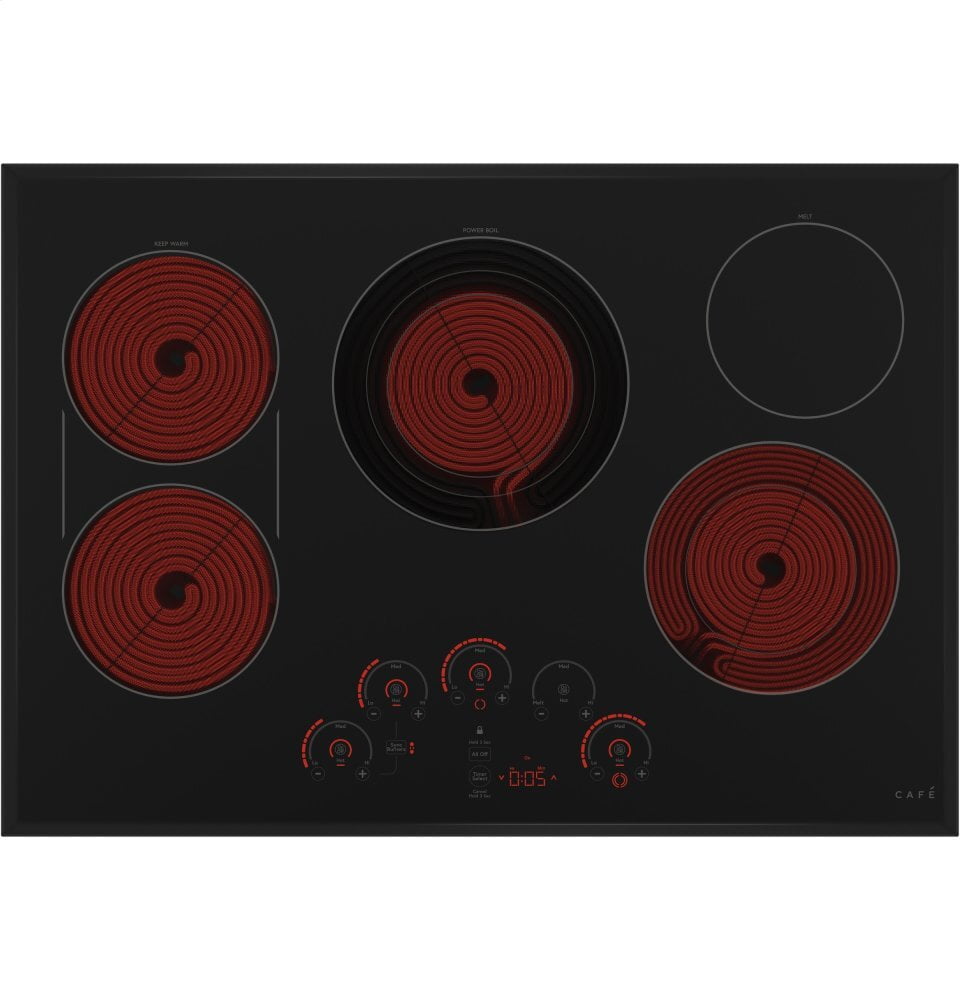 Cafe CEP90301NBB Café 30" Touch-Control Electric Cooktop