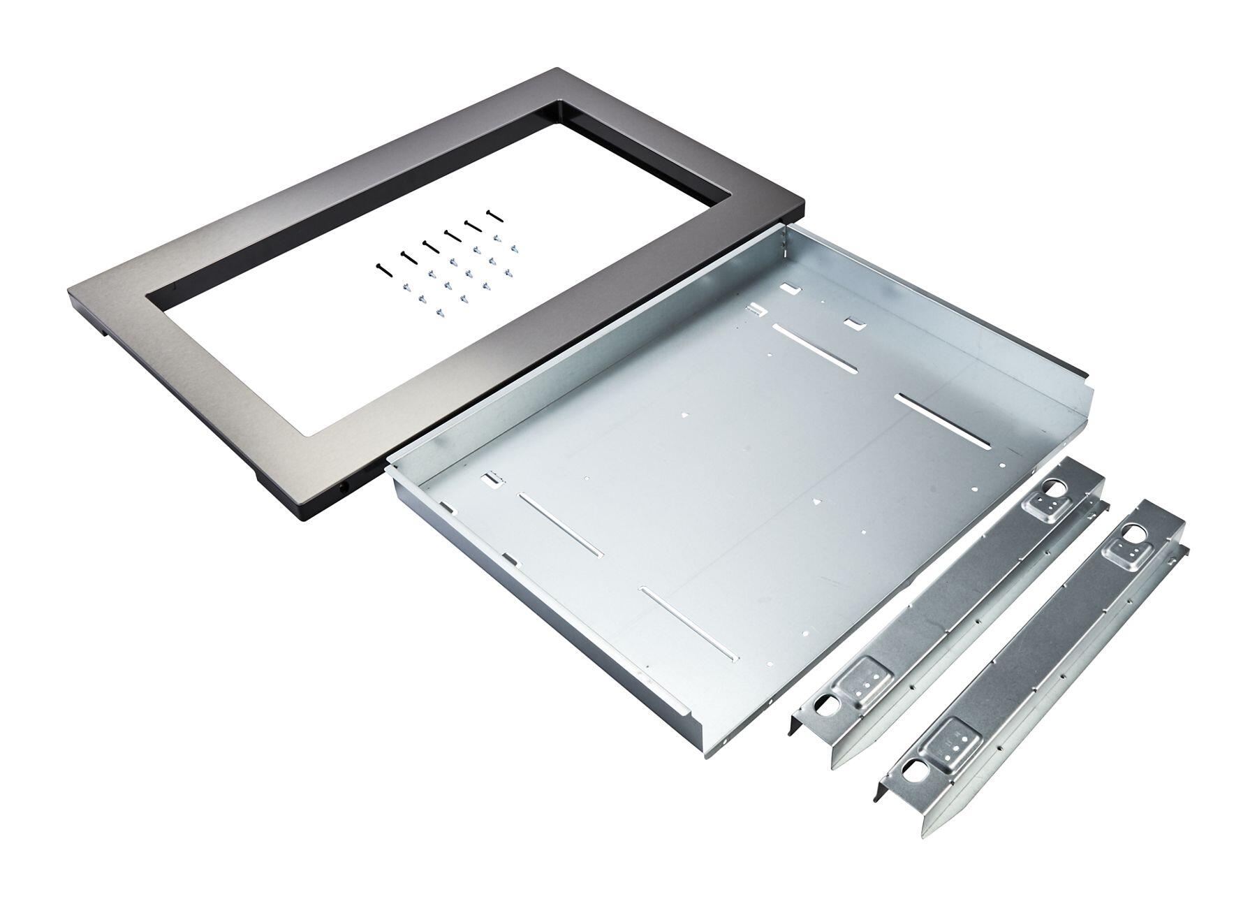 Kitchenaid MK2220AZ Countertop Microwave Trim Kit, Anti-Fingerprint Stainless Steel - Fingerprint Resistant Stainless Steel