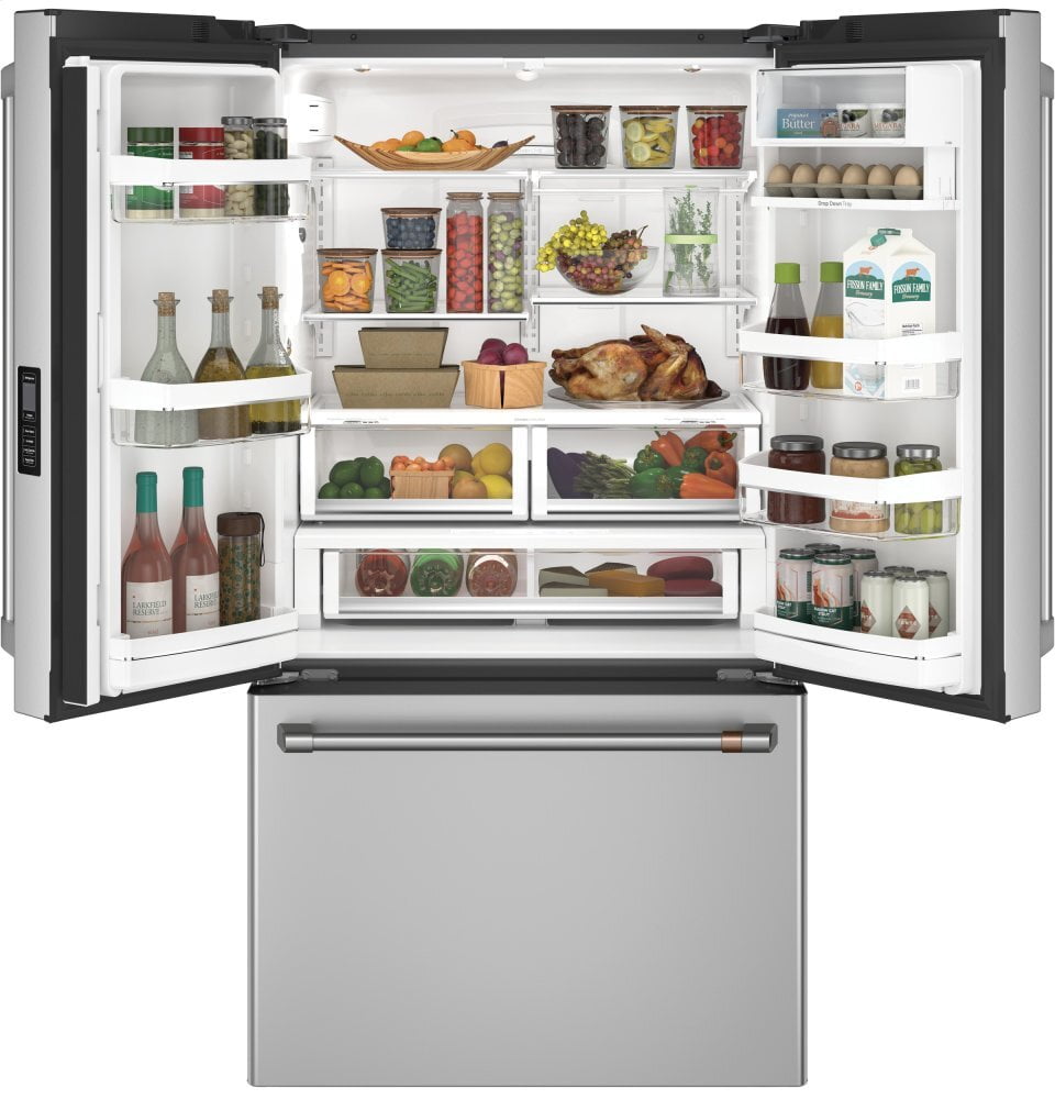 Cafe CWE23SP2MS1 Café Energy Star® 23.1 Cu. Ft. Smart Counter-Depth French-Door Refrigerator