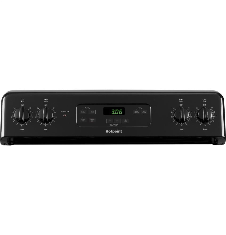 Hotpoint RBS360DMBB Hotpoint® 30" Free-Standing Standard Clean Electric Range