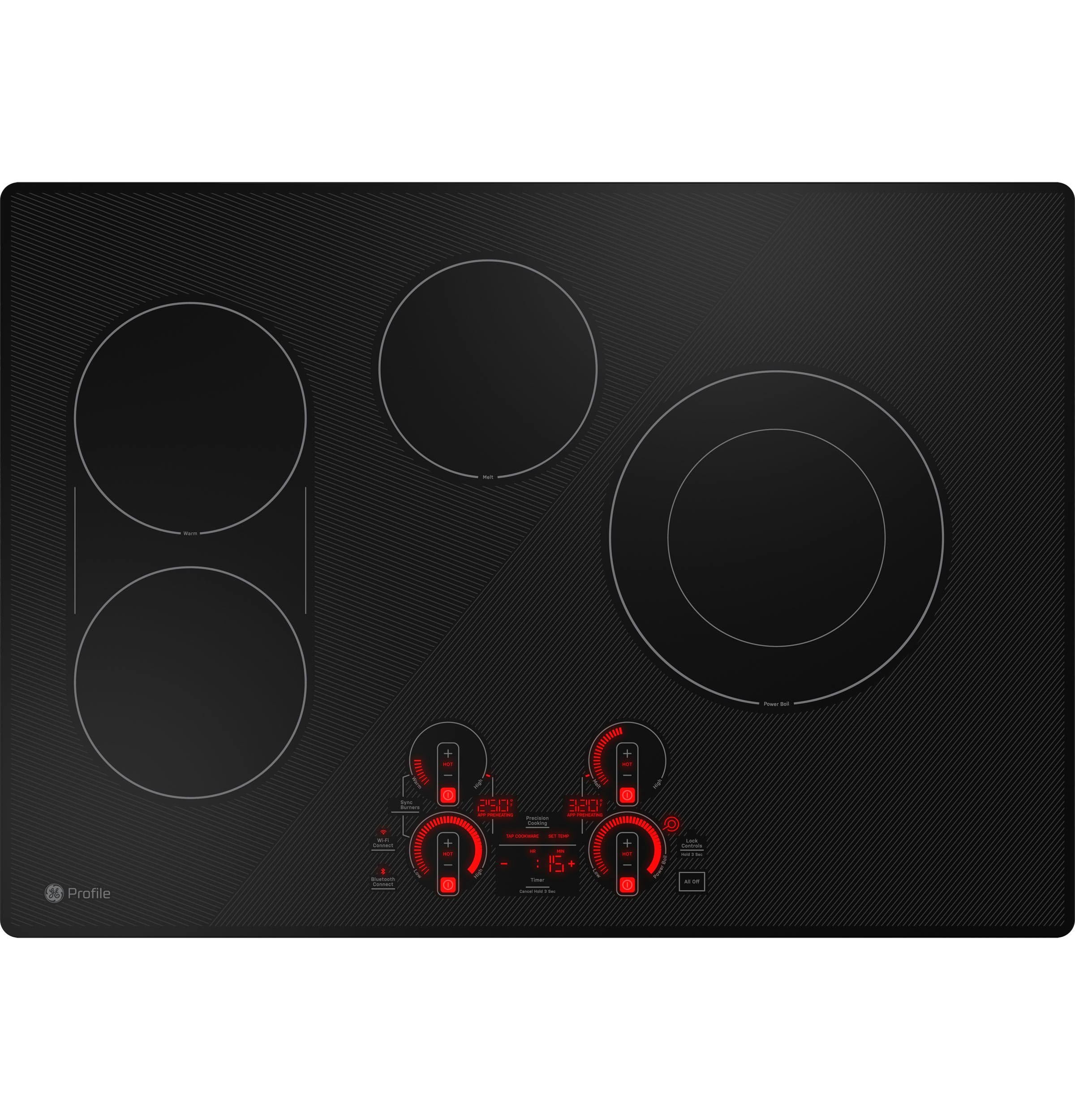 Ge Appliances PEP7030DTBB Ge Profile™ 30" Built-In Touch Control Electric Cooktop