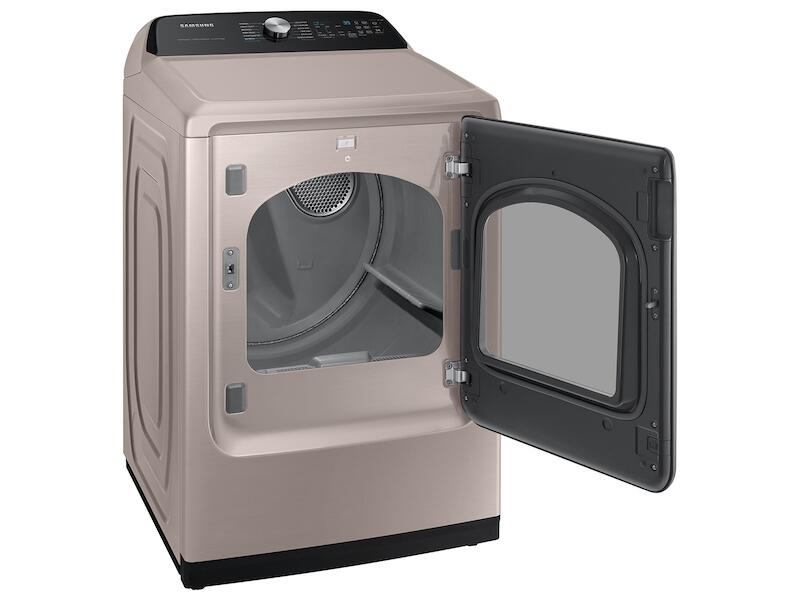 Samsung DVG52A5500C 7.4 Cu. Ft. Smart Gas Dryer With Steam Sanitize+ In Champagne