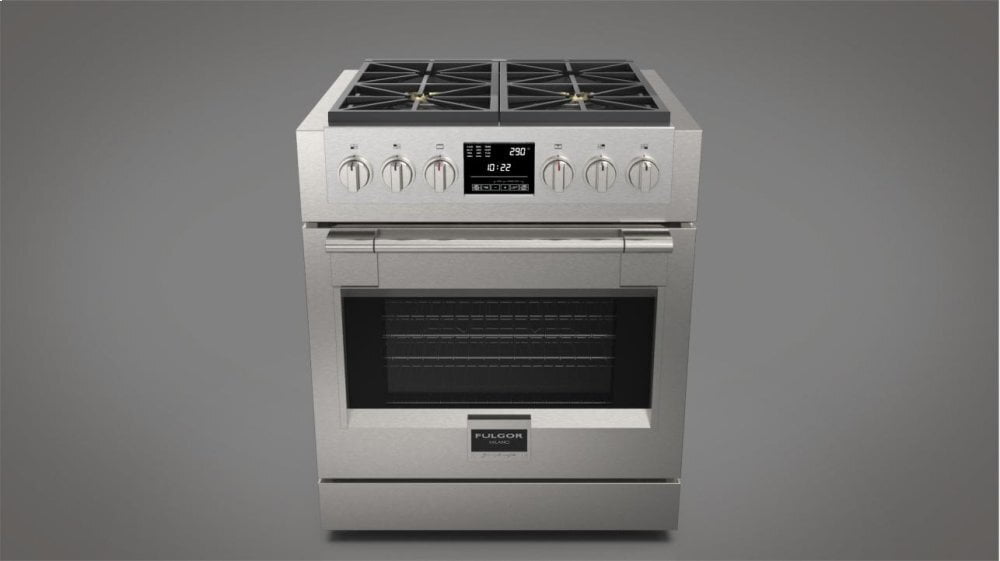 Fulgor Milano F6PDF304S1 30" Dual Fuel Pro Range