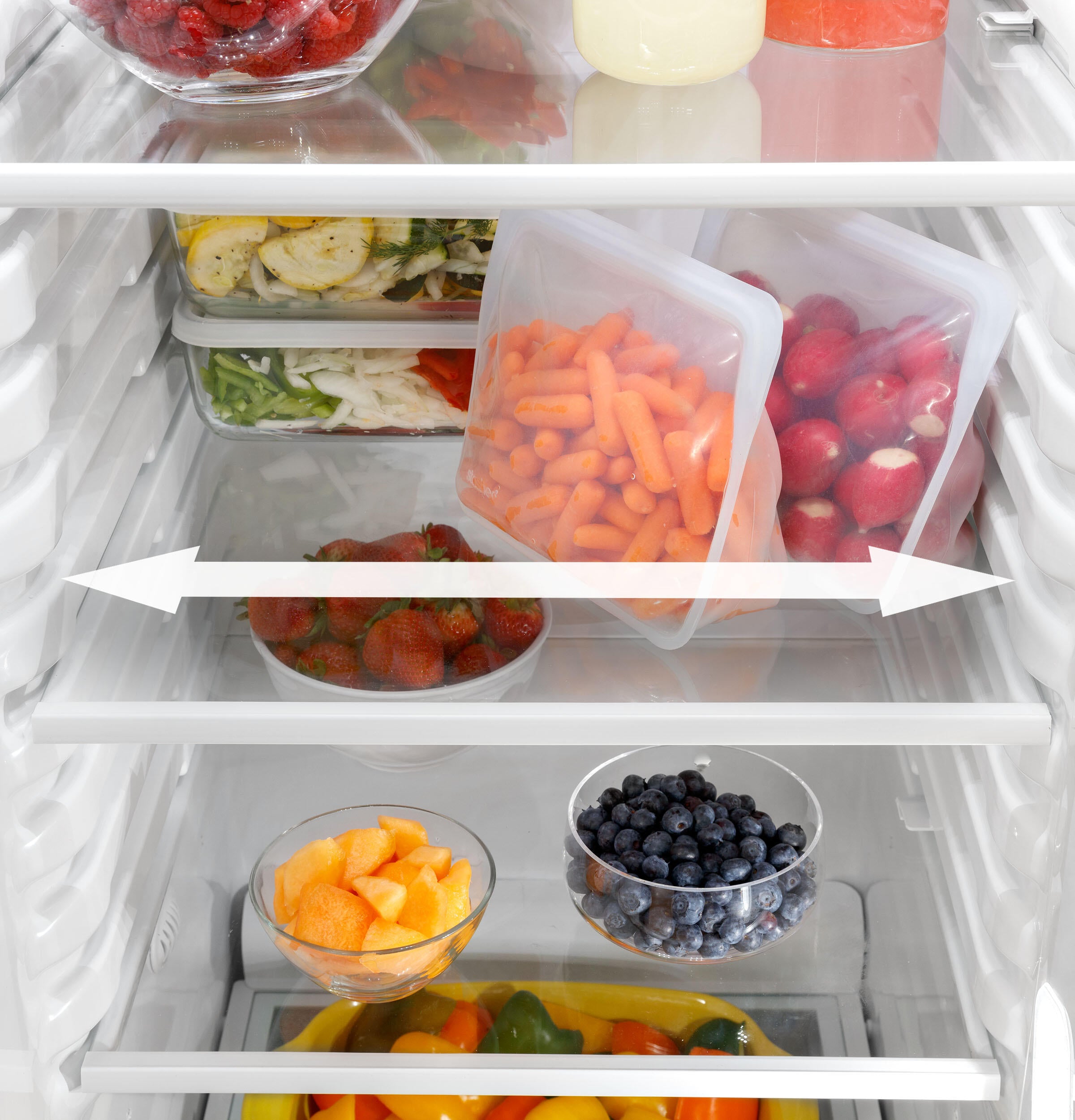 Ge Appliances GSE23GYPFS Ge® Energy Star® 23.0 Cu. Ft. Side-By-Side Refrigerator