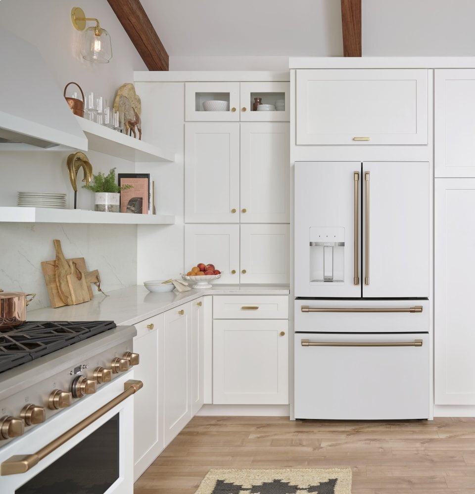 Cafe CVE28DP4NW2 Café Energy Star® 27.8 Cu. Ft. Smart 4-Door French-Door Refrigerator