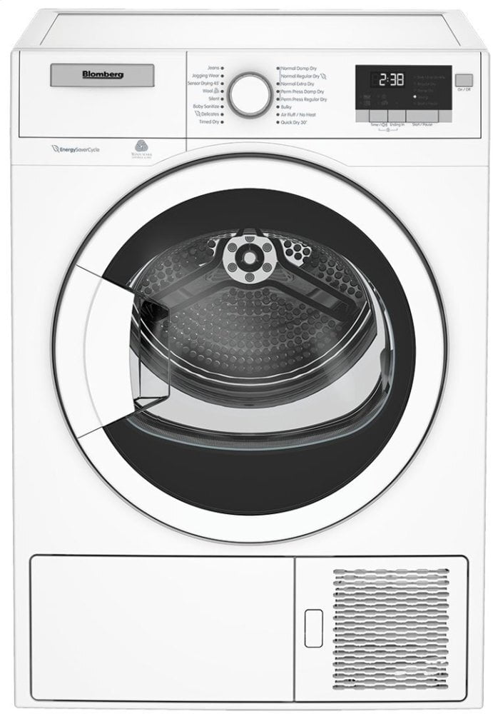 Blomberg Appliances DHP24400W 24" Heat Pump Ventless 4.1 Cu Ft White Trim Base Model