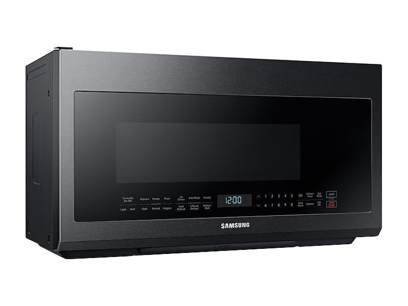 Samsung ME21M706BAG 2.1 Cu. Ft. Over-The-Range Microwave With Sensor Cooking In Fingerprint Resistant Black Stainless Steel