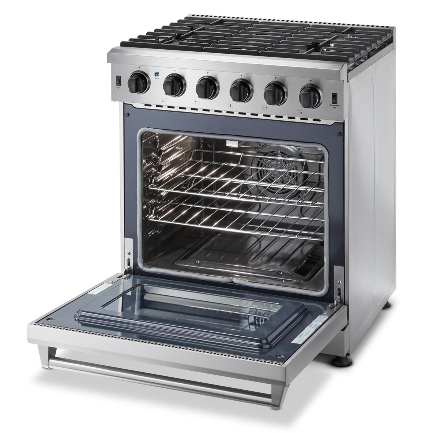 Thor Kitchen LRG3001ULP 30 Inch Gas Range In Stainless Steel - Liquid Propane