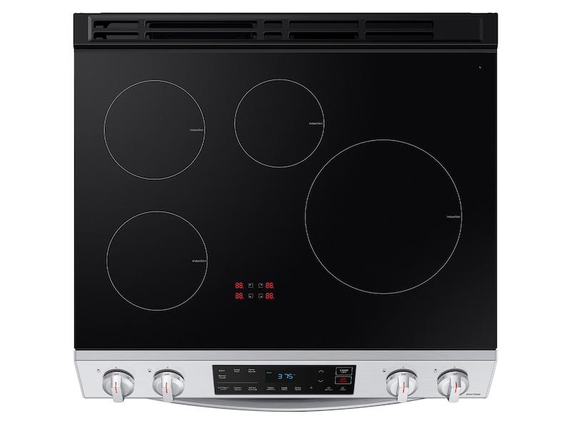 Samsung NE63B8211SS 6.3 Cu. Ft. Smart Instant Heat Induction Slide-In Range In Stainless Steel