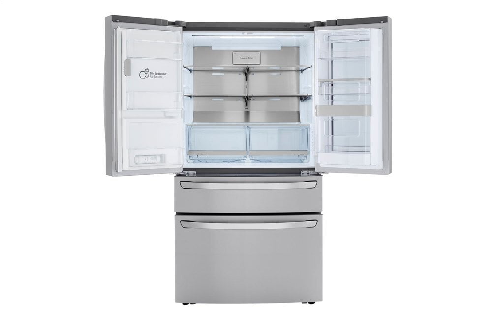 Lg LRMVC2306S 23 Cu. Ft. Smart Wi-Fi Enabled Instaview™ Door-In-Door® Counter-Depth Refrigerator With Craft Ice™ Maker